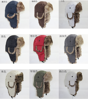 Gorro de Invierno Personalizado con Orejeras, Estilo Trapper, Rayas, Impermeable, Resistente al Viento, Piel Sintética, Logotipo Bordado, Unisex, para Deportes y Caza