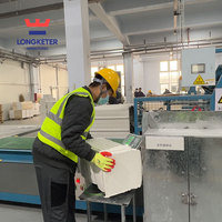 Module de chauffage réfractaire plié en fibre céramique LKT avec système d'ancrage réfractaire isolant.