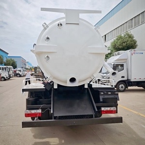 รถดูดสิ่งปฏิกูลดีเซลแบบแมนนวล Dongfeng 4x2 8CBM รถขุดลอกท่อระบายน้ำสำหรับเทศบาล ขาย - Product Image 6