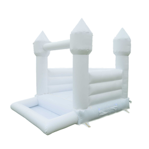 Castello Gonfiabile Bianco per Bambini con Piscina di Palline, Casa Rimbalzante Gonfiabile - Product Image 2