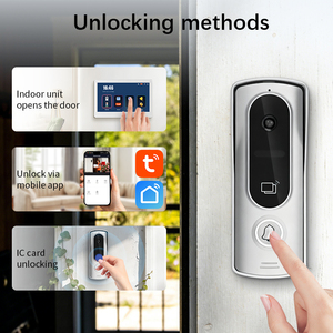 Sonnette de porte intelligente avec caméra vidéo HD en temps réel, aspect élégant de 10 pouces, vidéophone pour appartements locatifs - Product Image 5