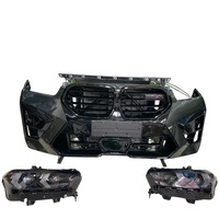 Kit de radiateur pour BMW X5 M Competition F95 LCI, système de refroidissement par ventilateur électronique, condenseur de climatisation, pare-chocs avant complet avec phares