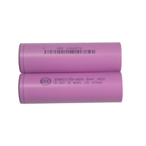 BAK 21700 45D 60A Zylindrische Lithium-Ionen-Batterien 3,6V 4500mAh 16,2Wh Li-Ionen-Zellen Hochleistungs-4500mAh-Akku - Product Image 4