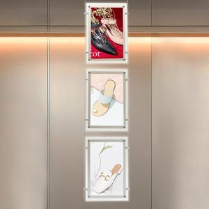Boîte lumineuse LED en acrylique pour portrait, cadre photo suspendu rétroéclairé par LED, enseigne publicitaire lumineuse - Product Image 6