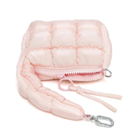 Sac de poignet matelassé en nylon antivol avec fermeture éclair pour homme et femme, pochette double pour clés, course et randonnée - Vente en gros