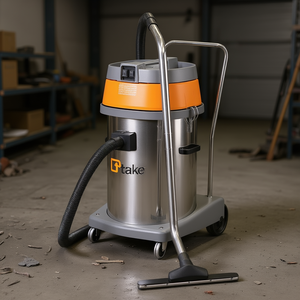 Take Wetty 802 Vacuum Cleaner Wet Dry 80L Stainless Steel Industrial <b>Floor</b> <b>Cleaning</b> <b>Machine</b> - Product Image 3