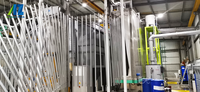 Ligne de revêtement en poudre d'aluminium industrielle personnalisée contrôlée par PLC, moteur pour pièces automobiles - Convoyeur automatique