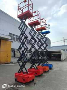Elevador de tijera autopropulsado de 3M, 4M, 5M, plataforma de trabajo, elevador de tijera eléctrico fuu - Product Image 6