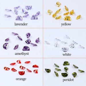 Pietre CZ a Taglio Mezzaluna 5A, Zirconia Cubica Bianca e <span class=keywords><strong>Rosa</strong></span> Granato 2.5x5mm 3x6mm 4x6mm, Zirconia Cubica a Forma <span class=keywords><strong>di</strong></span> Mezzaluna per Gioielli - Product Image 3