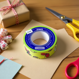 Nastro decorativo Ilan 2,5 cm x 3 m con motivo colorato per confezioni regalo e lavori artigianali - Product Image 2