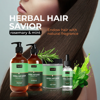 Shampooing 2-en-1 Rafraîchissant Menthe et Romarin Anti-Pelliculaire et Séborégulateur pour Cheveux Gras et Fragiles – Nettoyage en Profondeur du Cuir Chevelu, Fortifiant et Lissant