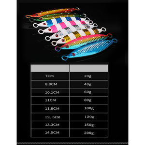 XUHANG BZQ34 lueur lumineuse <span class=keywords><strong>pas</strong></span> <span class=keywords><strong>cher</strong></span> qualité pêche métal gabarit <span class=keywords><strong>leurre</strong></span> à <span class=keywords><strong>pas</strong></span> lent - Product Image 2