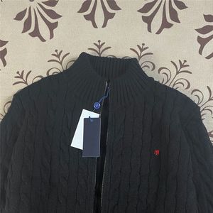 Suéter de Punto con Cierre y Logotipo Bordado RL, Chaqueta para <span class=keywords><strong>Hombre</strong></span>, Cárdigan para Pareja, Otoño e Invierno - Product Image 2