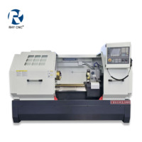 Tour CNC CK6150 robuste, 2 axes, haute précision, diamètre de tournage 500 mm, horizontal, pour le tournage des métaux, certifié CE ISO9001