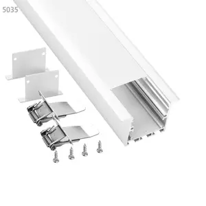 1000*50*35 güç gömme LED profil/kanal/ekstrüzyon isı emici için led şerit ışık iyi ISO9001 standart