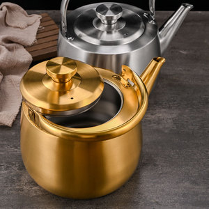 304 Stainless Steel Kettle <b>Large</b> Capacity For Tea Boiling Water Soup <b>Pot</b> Restaurant Use - Product Image 2