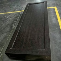 Porte intérieure en WPC, composite bois-plastique, préfabriquée, démontable, imperméable, résistante à l'humidité, matériau de construction pour l'exportation