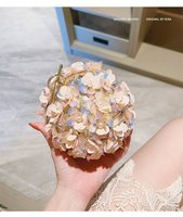 2024 nouveau YCH fait à la main taille haute sac de soirée joli rose Floral PC matériel à la mode décontracté dames sacs à main de fête de mariage