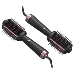 Outils de coiffure professionnels 3-en-1, peigne électrique de mode, sèche-cheveux, lisseur, brosse à air chaud