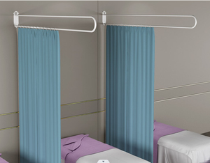 China Hot Sale Beauty Salon Iron Art <b>U</b>-shaped Modern Isolation Curtain for Bedroom & Hotel Use Best Quality Factory Direct Sale - Product Image 3
