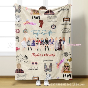 Personalizable Taylors Swifties Merch Fans Gift Fleece ERAS Tour Cozy Manta ligera para dormitorio Sofá Decoraciones de fiesta - Product Image 4