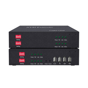 Độ phân giải 4K <span class=keywords><strong>2</strong></span> kênh DVI qua Bộ mở rộng sợi quang dvi sang Bộ chuyển đổi sợi với âm thanh KVM USB2.0 RS232 - Product Image 2