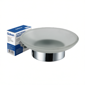 Jabonera Linea Giona Cromada 16 cm de Ancho 11 cm de Alto 18 cm Fijación con Tornillos - Product Image 3