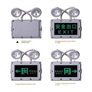 Premium Explosieveilige Led Noodverlichting Veiligheidsuitgangsteken Dual - Head Lamp Langdurige Batterij Voor Industriële Gevaarlijke - Product Image 3
