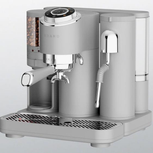 เครื่องชงกาแฟเอสเปรสโซ่สไตล์อิตาเลียน <span class=keywords><strong>ราคา</strong></span>ดี รุ่นวินเทจ พร้อมเครื่องบดเมล็ดกาแฟในตัว เครื่องทำคาปูชิโน่ พร้อมหัวตีฟองนม - Product Image 4