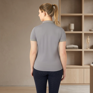 Custom Logo Latest Mesh Horse Women's Riding <b>Shirt</b> Equestrian Base Layer <b>Polo</b> Horse Show <b>Shirt</b> Equestrian Competition <b>Shirts</b> - Product Image 3