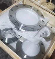 SABS1123 T250/3 Acier CS A105 S235JR PL DN25 40 80 Pouces Plaque de machine CNC Bride HaiBo Norme AWWA Forgé