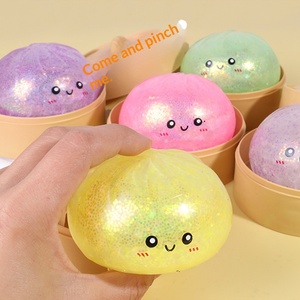 FZ Creative Stress-Relief Rubber Bun Squeezing Toy with Big Shape and Slow-<b>Rebound</b> Mechanism for Youth (Model 002) - Product Image 5