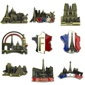 Aimant <span class=keywords><strong>de</strong></span> réfrigérateur en alliage <span class=keywords><strong>de</strong></span> zinc Tour Eiffel et Arc <span class=keywords><strong>de</strong></span> Triomphe, porte-clés bouchon <span class=keywords><strong>de</strong></span> pneu <span class=keywords><strong>Paris</strong></span>, Souvenir <span class=keywords><strong>de</strong></span> la culture française - Product Image 4