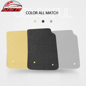 พรมปูพื้นสำหรับโตโยต้า ทาโคมา 05-10 4 ชิ้นด้านหน้าด้านหลังรถอัตโนมัติพรมกันลื่นกำมะหยี่สีดำ - Product Image 4