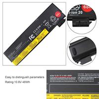 Batterie Li-polymère de remplacement 10.8V 58WH 6 cellules pour ThinkPad X240 X250 T440 T440s T550 K2450 45N1134 45N1135 en stock