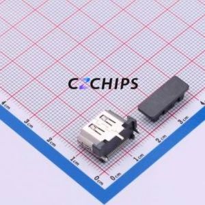 HDMI-DB-117PB HDMI Connector SMD Connector Whole Sale Electronic Component Chips Supplier & BOM Service - Product Image 2