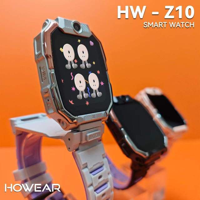 HW Z10 Android 4G Kids Smartwatch Dual HD Camera Two-way Video Call GPS WiFi Compass Thermometer IP67 Waterproof Safety SOS