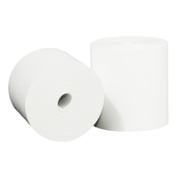 Rouleau de papier thermique blanc à impression numérique pour systèmes de terminaux de paiement bancaire et de point de vente (PDV), 48 g/m², 80*70 mm – Vente chaude usine