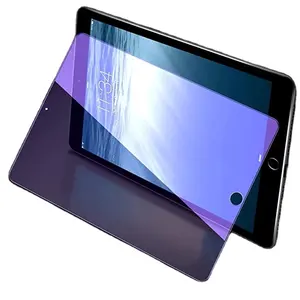 防眩光防蓝光滤光屏幕保护器9h防指纹防眩光钢化玻璃屏幕薄膜适用于Ipad 10.5