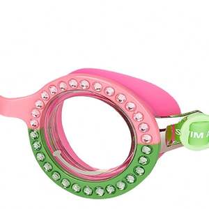 Gafas de natación antivaho de Color caramelo para niños Equipo universal de incrustaciones de diamantes de dibujos animados al por mayor - Product Image 3