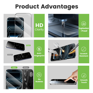 Protector de Pantalla Antigravedad con Caja Mágica para Eliminar el Polvo, Kit de Fácil Instalación, Cristal Templado 9H para Samsung S26 S25 S24 Ultra - Product Image 5