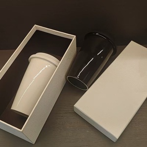 Luxury Sublimation White Porcelain <b>Mug</b>, <b>Double</b> <b>Wall</b> Drinkware, Keep Drinks Hot/Cold <b>Mug</b> for Coffee Tea Beverage - Product Image 5