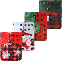 Fabricant chinois de couches lavables pour bébés, taille unique, fourniture en gros, motif personnalisé, couches à poche réutilisables et imperméables pour la vente en gros