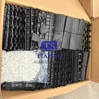 Dalles auto-bloquantes 3x3 pour sols sportifs de basketball, en PP, modulaires flottantes, pour terrains de sport intérieurs