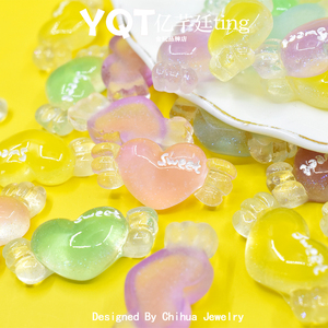 Nouveaux cabochons lumineux en résine douce pour accessoires de nail art, bijoux DIY et décoration artisanale - Product Image 4