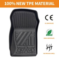 Tapis de voiture imperméables de haute qualité PHURW pour conduite à droite, tapis de sol de voiture personnalisés en TPE, tapis de voiture 3D pour TOYOTA HILUX REVO 2015+ RHD