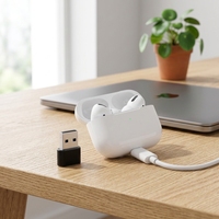 Adaptador de Carga Súper Rápida de 27w 30w Tipo C, USB-C Hembra a USB2.0 Macho OTG, Nuevo Convertidor de Carga USB C para iPhone 17, de Aluminio