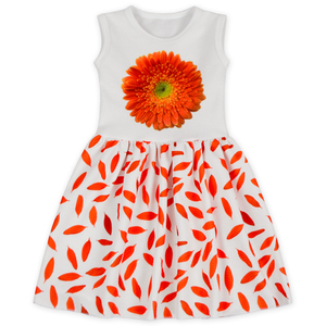 Robe d'été sans manches pour bébé fille, personnalisable avec impression numérique, idéale pour les fêtes et anniversaires - Product Image 3