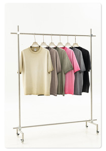 เสื้อยืดคอกลมแขนสั้นผู้ชาย ผ้าคอตตอนเจอร์ซีย์ 100% ทรงปกติ สไตล์ลำลอง สีคอฟฟี่วอช - Product Image 3