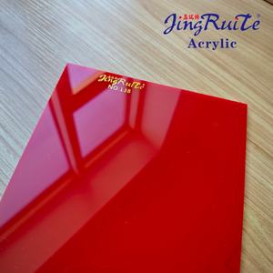 فيلم حماية من الأكريليك الأحمر المصبوب من جينغرويت، سماكة 1-300 مم، منشأ بكين، للقطع والنقش والثني، لتركيبات الأثاث - Product Image 3